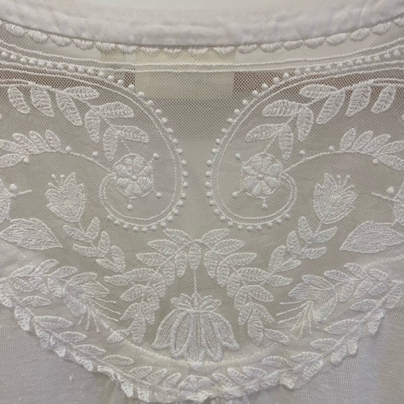 ANTHROPOLOGIE Deletta Linen Top with Lace - Picture 5 of 11